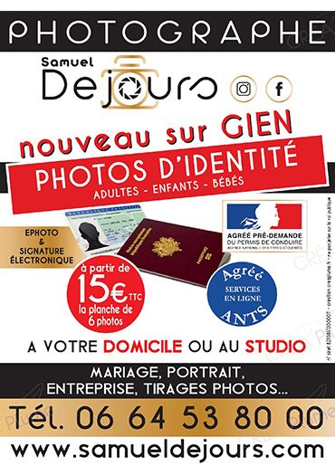 Photo identité agrée ANTS Gien 45 Photo identité agrée ANTS Gien 45